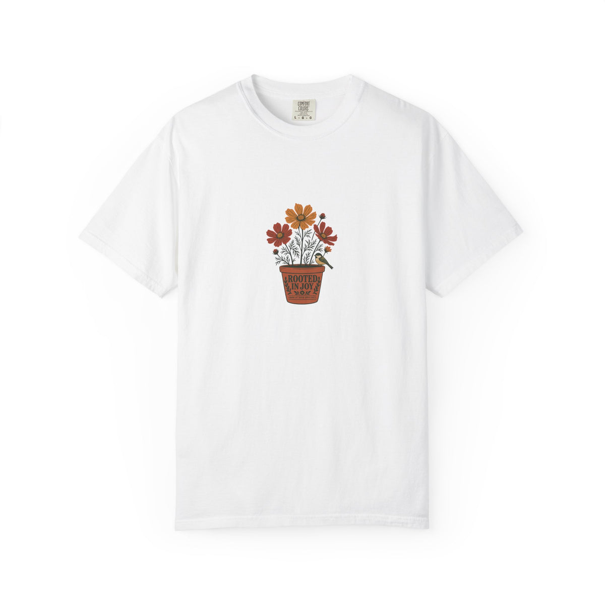 Rooted in Joy Botanical T-Shirt — Comfort Colors 1717