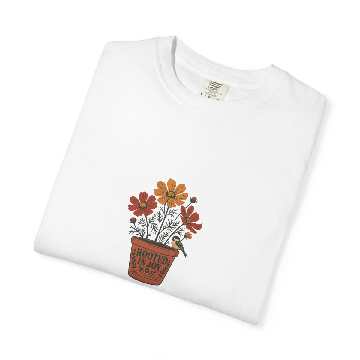 Rooted in Joy Botanical T-Shirt — Comfort Colors 1717