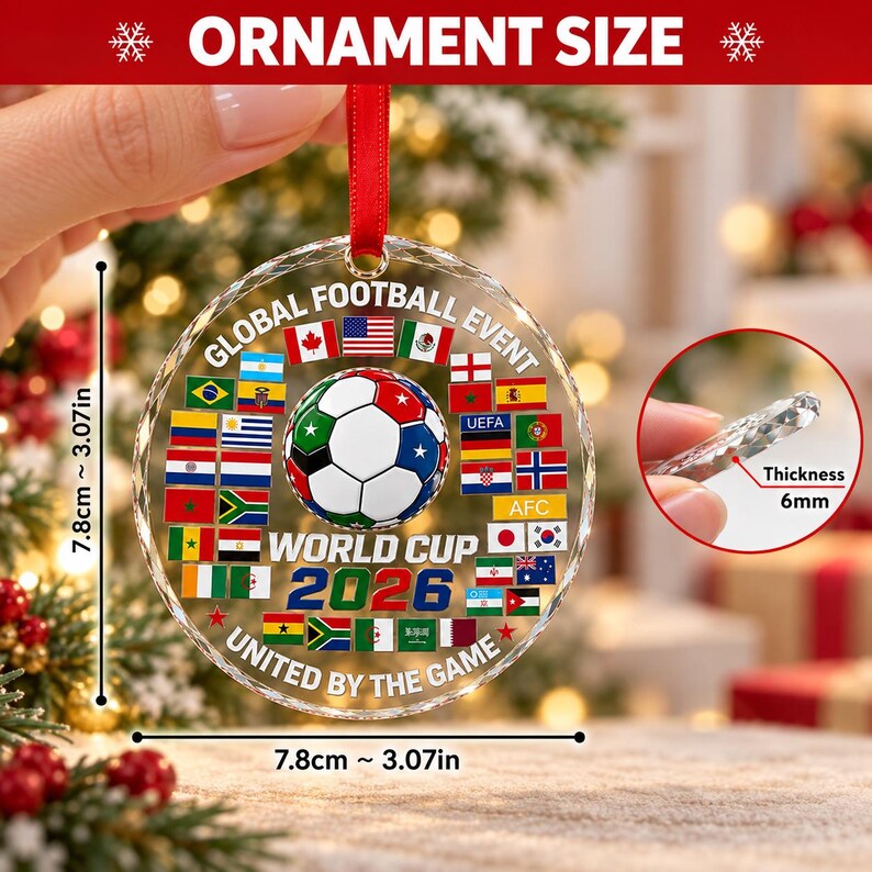 2026 International Soccer Ornament — design example 5