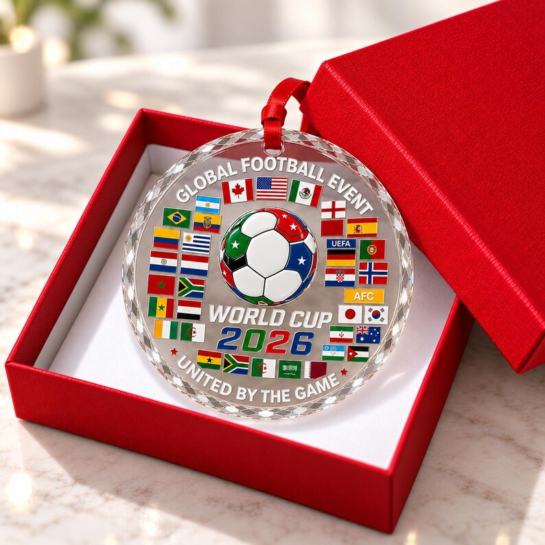 2026 International Soccer Ornament — design example 3