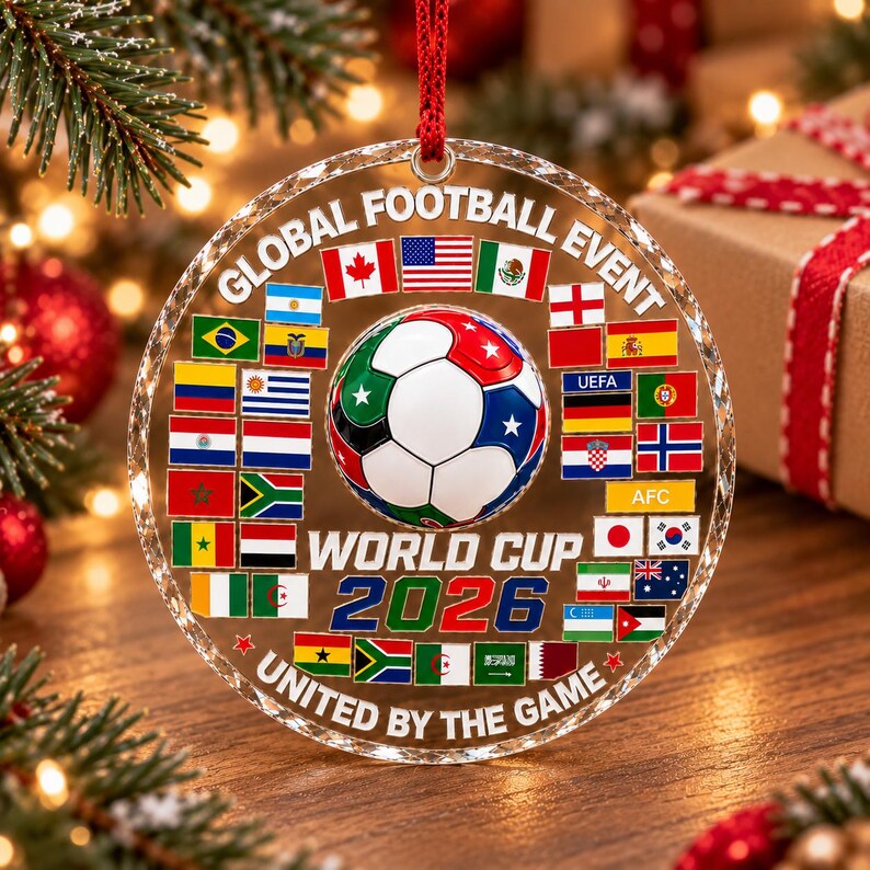 2026 International Soccer Ornament — design example 7